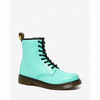 Dr Martens Gyerek 1460 Bőr Lace Up Bakancs Türkiz